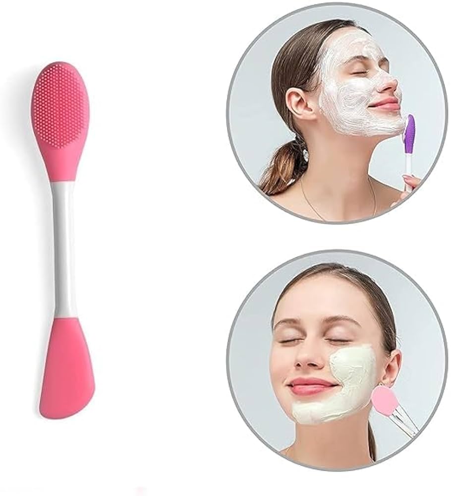2 IN 1 SILICONE FACE SCRUBBER STICKE CONTAINER
