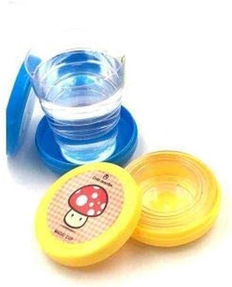 PLASTIC FOLDING GLASS(SET OF 2)