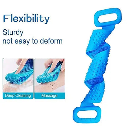 SILICONE BATH SCRUBBER BELT