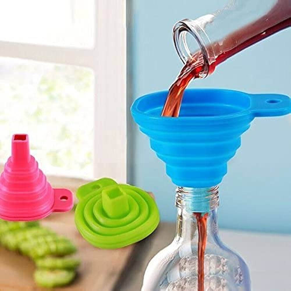 SILICONE FUNNEL LIQUID TRANSFER SET