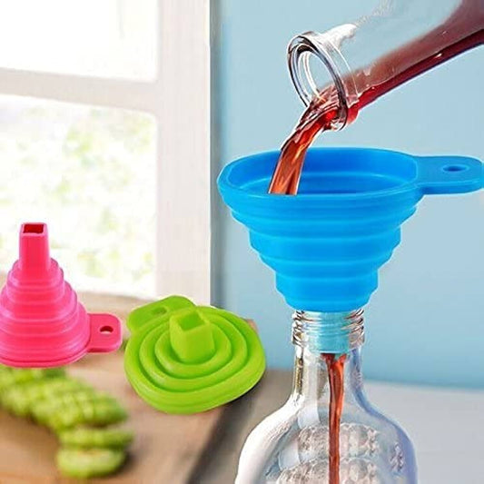 SILICONE FUNNEL LIQUID TRANSFER SET