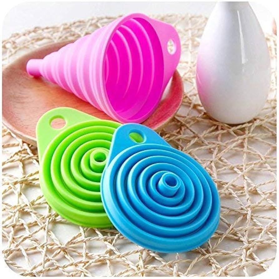 SILICONE FUNNEL LIQUID TRANSFER SET