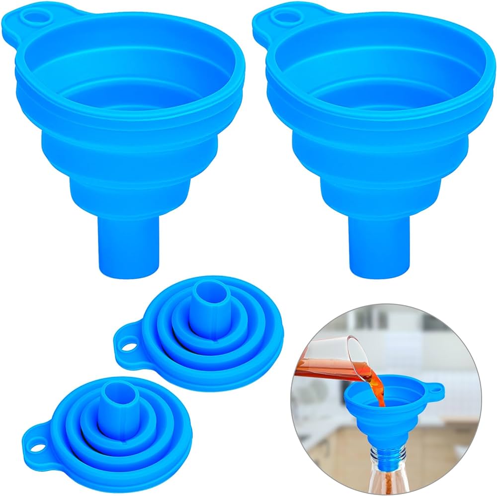 SILICONE FUNNEL LIQUID TRANSFER SET