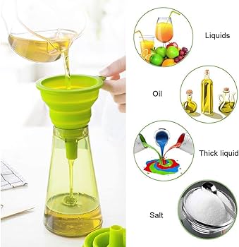 SILICONE FUNNEL LIQUID TRANSFER SET