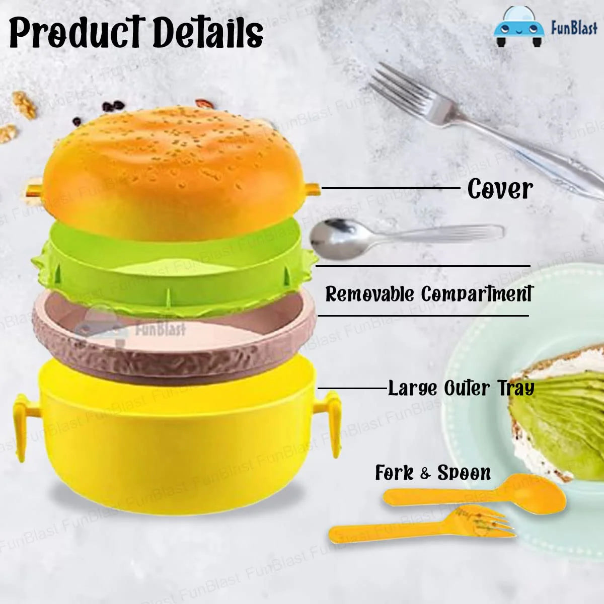 BURGER LUNCH BOX