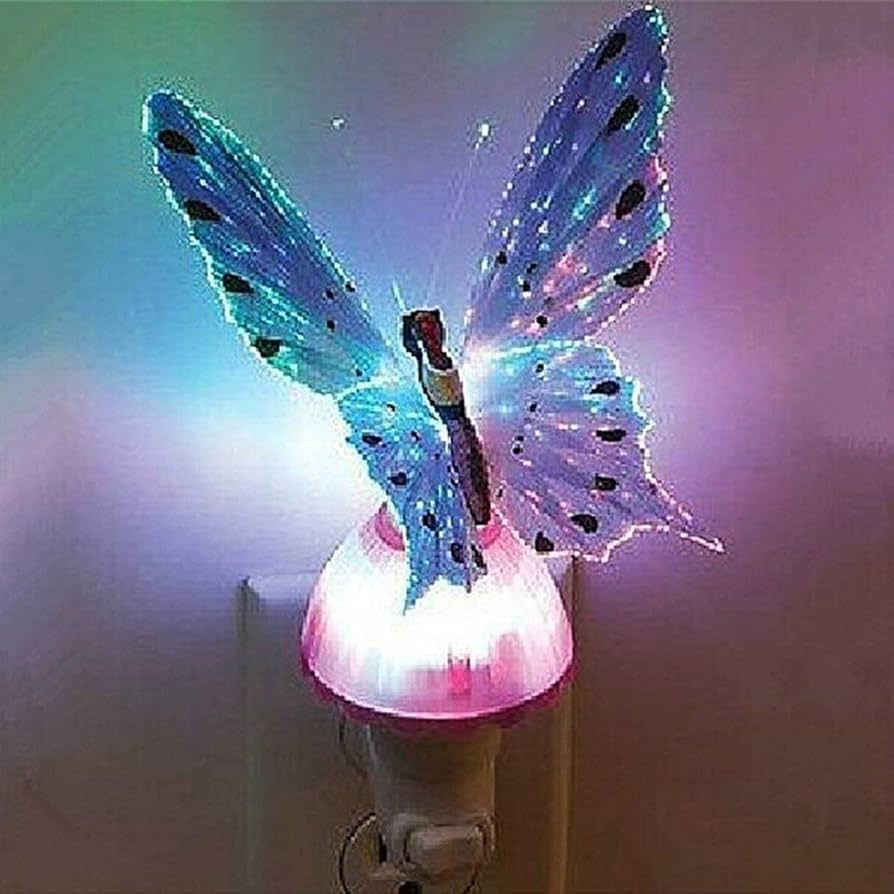 LED CHANGING BUTTERFLY