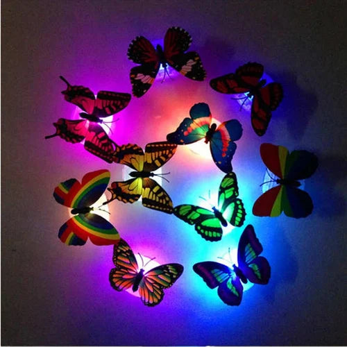 LED CHANGING BUTTERFLY