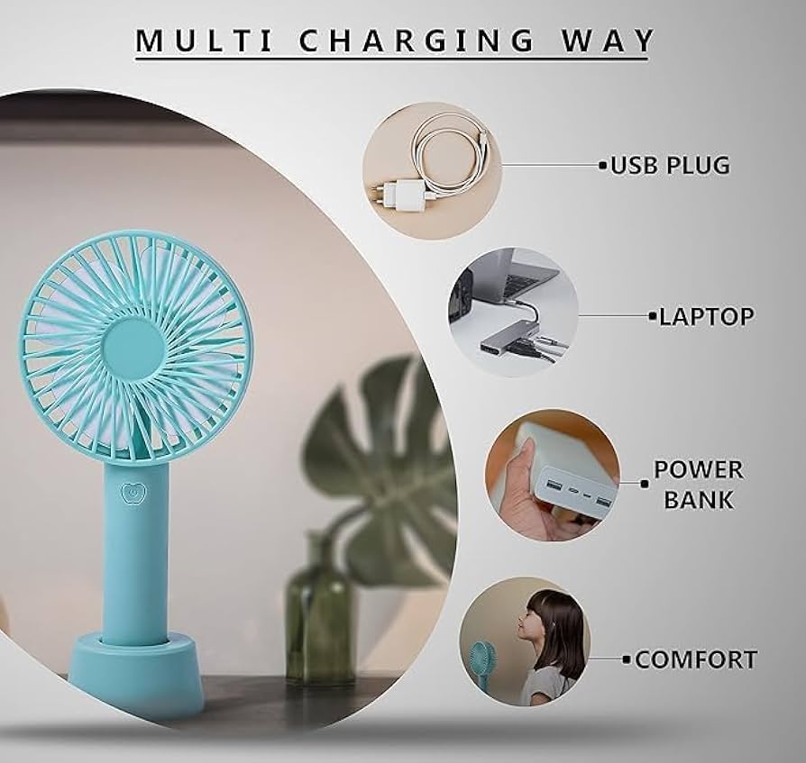 PORTABLE FAN WITH MOBILE STAND