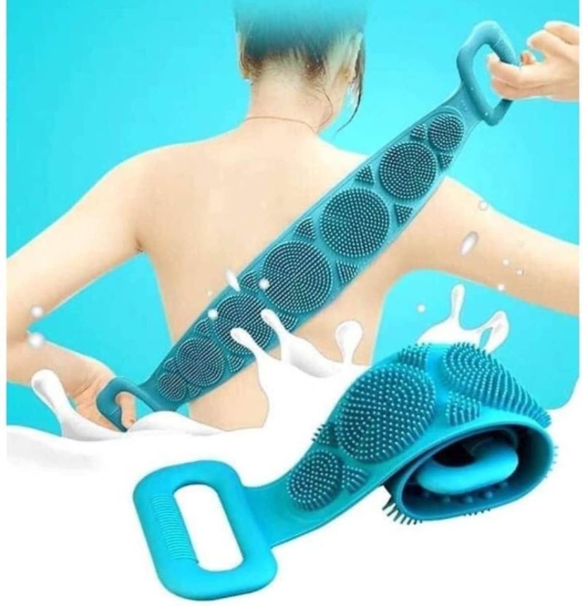 SILICONE BATH SCRUBBER BELT