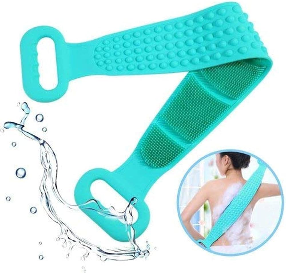 SILICONE BATH SCRUBBER BELT
