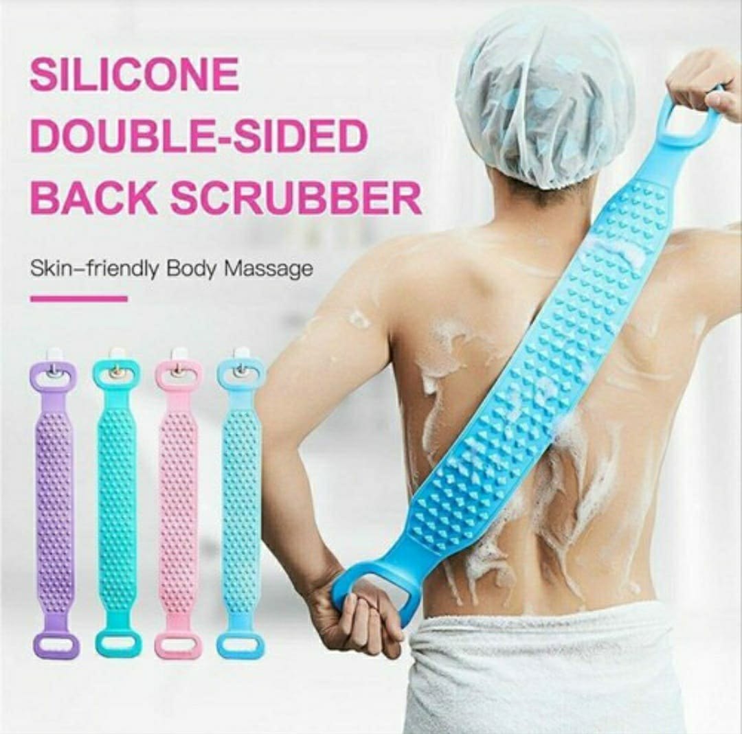 SILICONE BATH SCRUBBER BELT