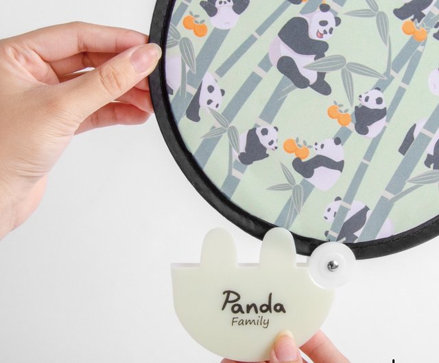 PRINTED FOLDABLE HAND FAN 2 PC SET